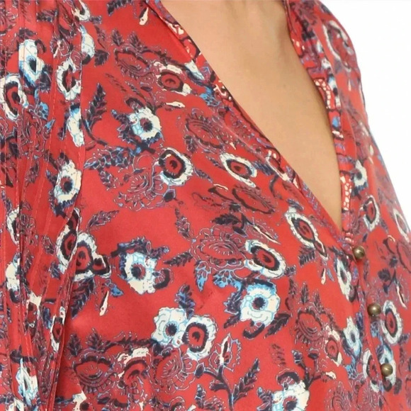 Veronica Beard Palmetto Pintuck Boho Dress Size 2 - Picture 2 of 9